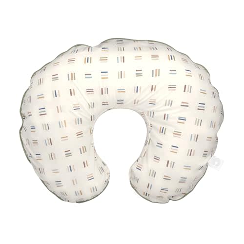 Boppy Original Nursing Pillow with Organic Cotton Cover, Swatchcard, Ergonomic Nursing Essentials for Bottle and Breastfeeding, Firm Hypoallergenic Fiber Fill with 100% Organic Cotton Pillow Cover
