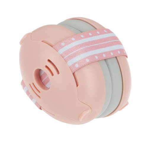 Nuby Soft Sounds Adjustable Earmuffs for Babies, Pink