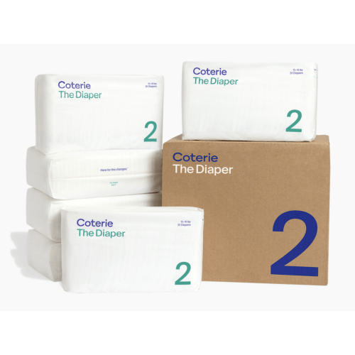 Coterie - Size 2 Diapers (186x Count)