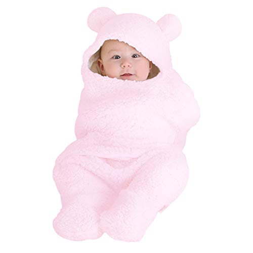 Herrnalise Newborn SwaddleNewborn Baby Cute Cotton Receiving White Sleeping Blanket Boy Girl Wrap Swaddle
