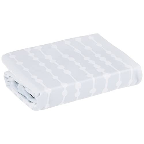 4moms Breeze Bassinet Sheets, Machine Washable, Soft, Plush, Waterproof Fabric, Grey Beads