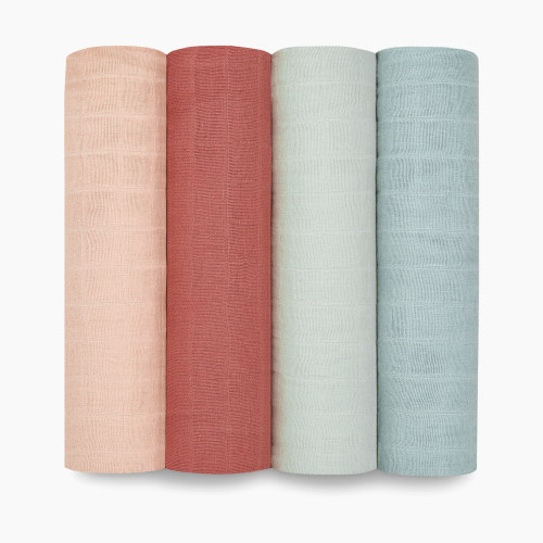 Aden + Anais Cotton Muslin Swaddle 4-Pack - Mother Earth Organic