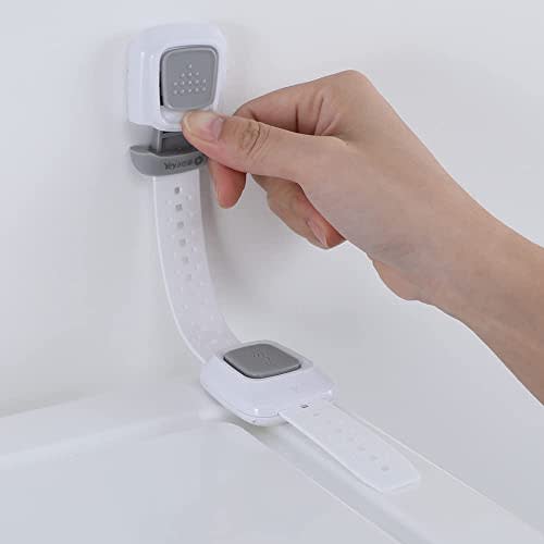 YEYA Upgraded No Drill Anti Tip Furniture Wall Anchors Straps for Baby proofing (8 Pack)