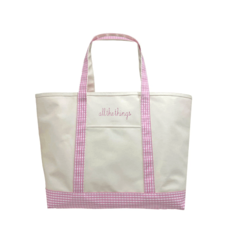 Maxi Tote Gingham Pink, All the Things