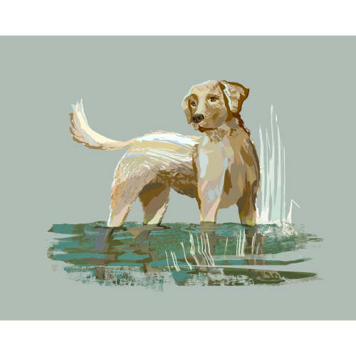 Yellow Lab Artwork