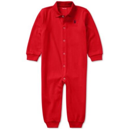 Baby Boys Cotton Classic Polo Coverall