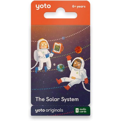 YOTO The Solar System – 9 Kids Audiobook Cards for Use with Player & Mini All-in-1 Audio Device, Educational Screen-Free Listening with Fun Stories for Learning & Interactive Quizzes, Ages 6+