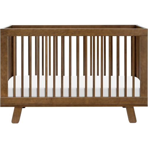 Babyletto Hudson 3-in-1 Convertible Baby Crib, Natural Walnut