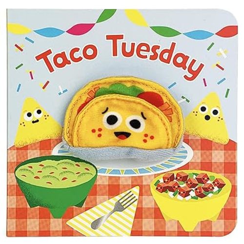 Taco Tuesday Finger Puppet Board Book for Little Taco Lovers, Ages 1-4 (Finger Puppet Book)