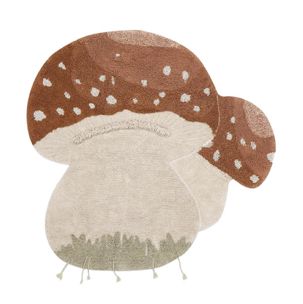 WASHABLE COTTON RUG BOLETUS