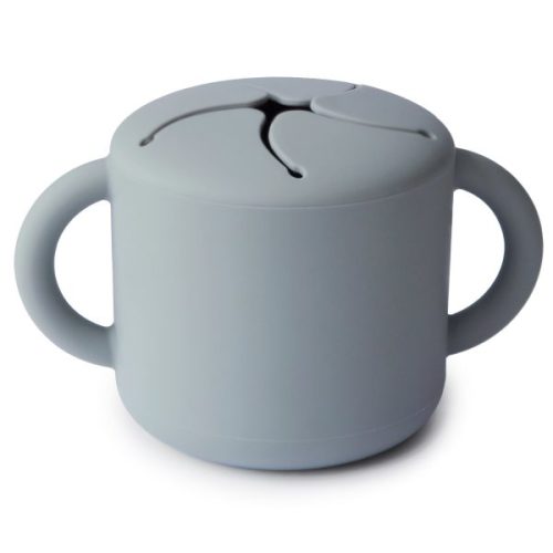 Mushie Silicone Snack Cup - Stone – oh baby!