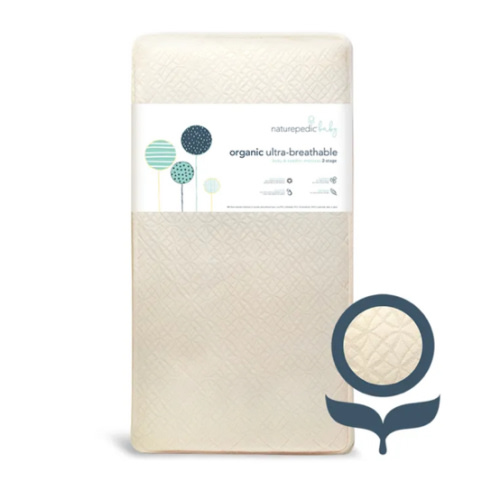 Organic Breathable Ultra Baby Crib Mattress (2-Stage)