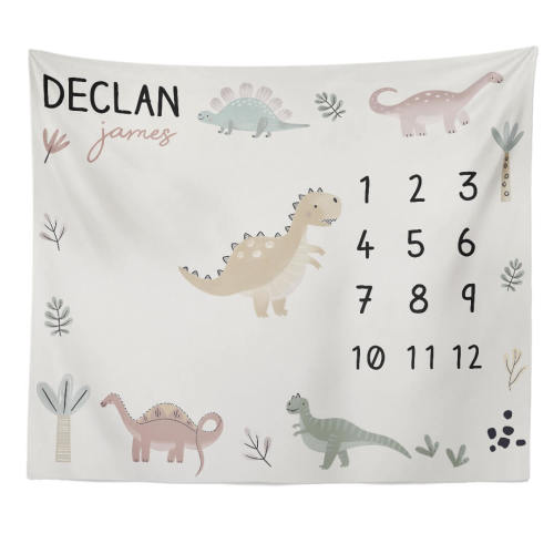 Prehistoric Pals Personalized Milestone Calendar