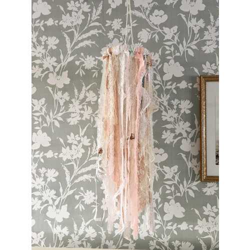 shabby chic mobile for nursery or shabby decor