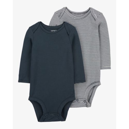 Baby 2-Pack PurelySoft Long-Sleeve Bodysuits - Carter's | Carter's