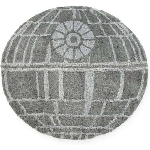 Disney Star Wars Death Star 3ft x 3ft Fluffy Plush Tufted Area Rug - Kids Home Décor