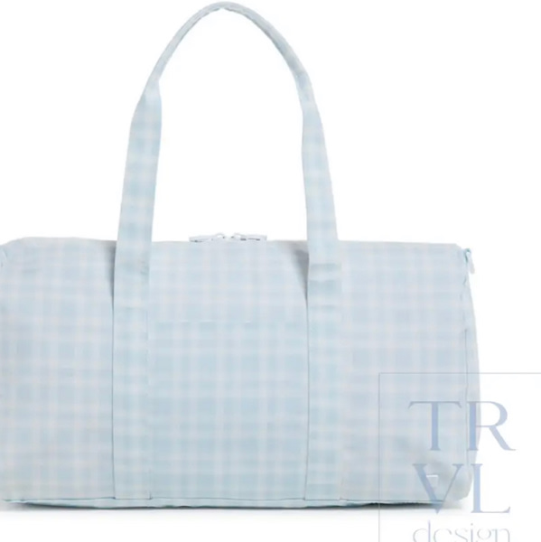 Duffel Bag - Weekender - Pimlico Plaid Blue
