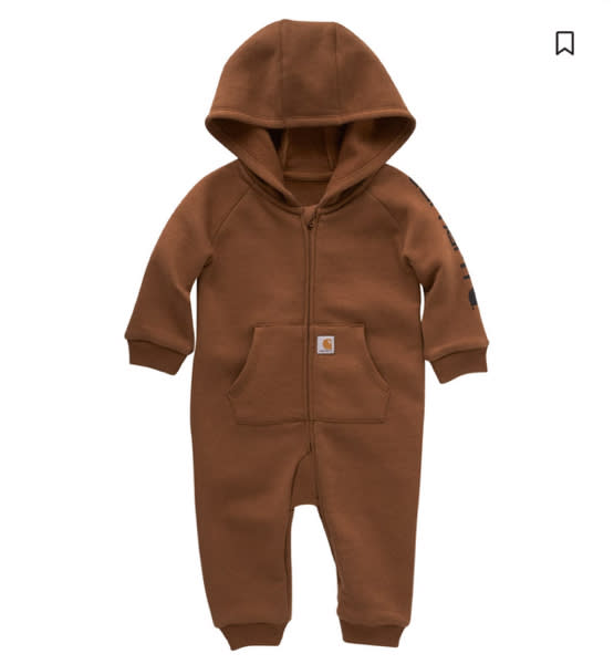 Carhartt Infant Boys' Fleece Zip Front Long Sleeve Coverall