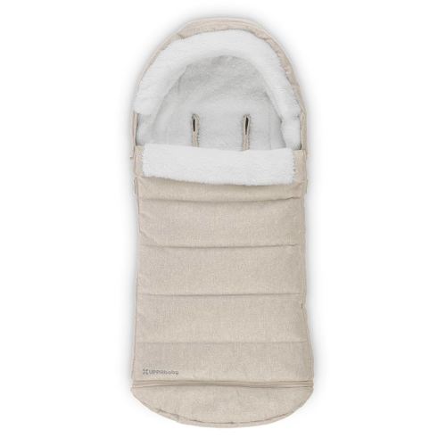 UPPAbaby CozyGanoosh Footmuff - Easily Attaches to UPPAbaby Strollers + RumbleSeat - Ultra-Plush, Weather-Proof - Winter Stroller Cover - Declan (Oat Mélange)