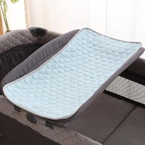 BlueSnail Washable Underpads,Waterproof,Soft, Portable and Reusable Incontinence Bed Pads for Toddler,Adults,Elderly and Pets (18" x 24" Pack of 3)(Sky Blue)
