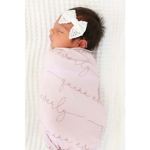 Personalized Baby Name Swaddle Blanket