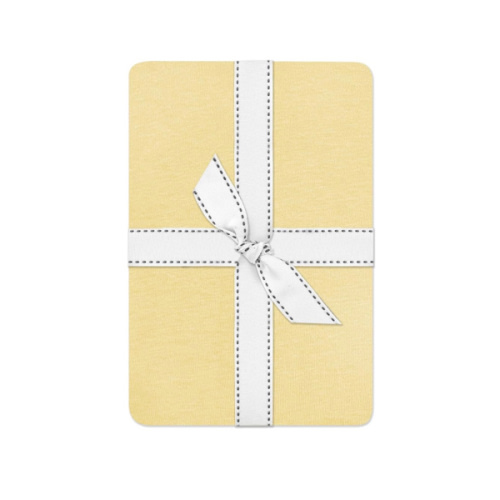 Frankie Fitted Crib Sheet 100% Organic Cotton for Baby & Toddler Mattress, Breathable for Boys & Girls, Butter Yellow, One Size