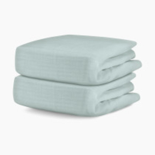 Newton Baby 2-Pack Organic Cotton Breathable Crib Sheets - Sage
