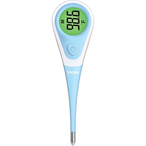 Vicks ComfortFlex Digital Thermometer – Accurate, Color Coded Reading in 8 Seconds – Digital Thermometer for Oral, Rectal or Under Arm Use