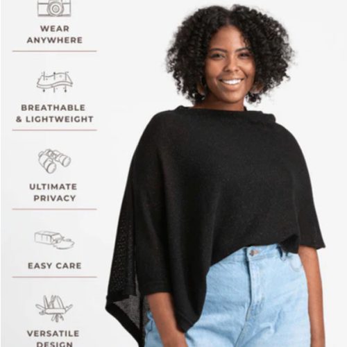 Black Cocoon - Breast Feeding Cover