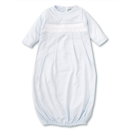 Kissy Kissy Charmed Hand Smocked Sack Gown | Blue
