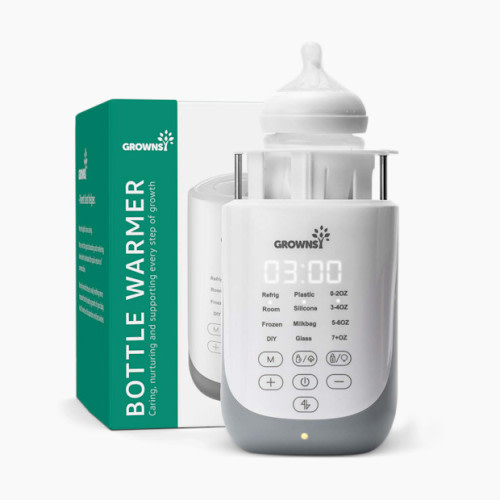 GROWNSY Fast Bottle Warmer with Auto-Lift and Night Light