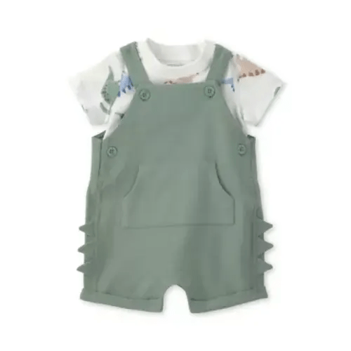 Baby Boys Two Piece Overalls Set 6M