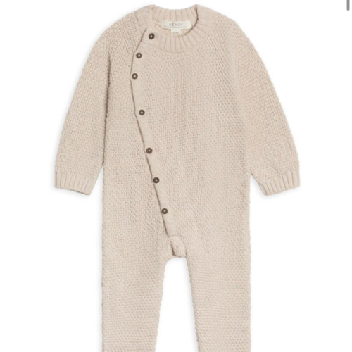 Casey Seed Stitch Sweater Knit Kimono Romper