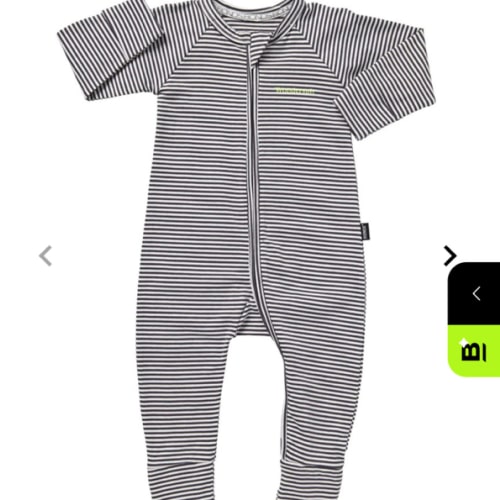 BONDS Zip Wondersuit | BZDYM | Absolute Steel / White