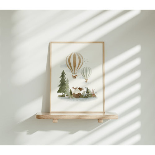 Redwood Rover Woodland Nursery Unframed Print | Wayfair
