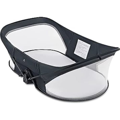 Portable Travel Pod with Mosquito Net and Sunshade Canopy,Lightweight Washable,Gray