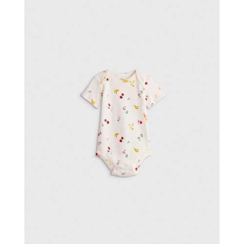 100% Organic Cotton Short Sleeve Bodysuit - Baby in Farmer's Market
