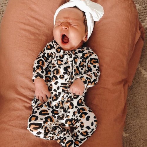 Newborn Baby Leopard Jumpsuit – Pawlulu