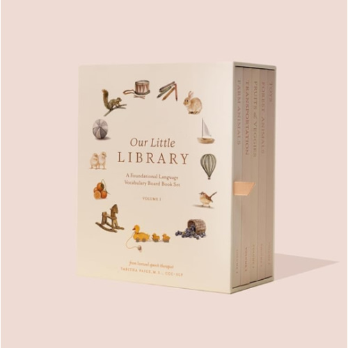 Our Little Library: A Foundational Language Vocabulary Board Book Set for Babies (Our Little Adventures Series)