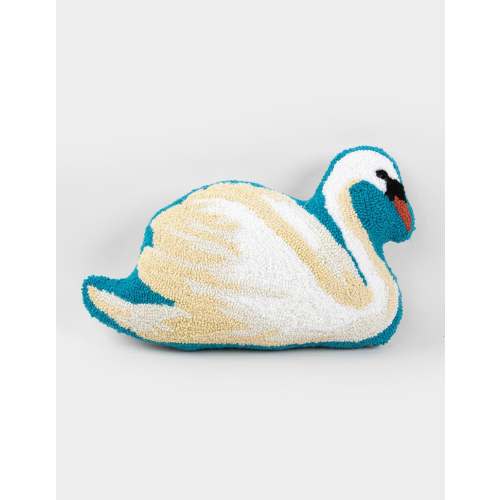 TILLYS HOME Swan Hook Pillow - WHITE