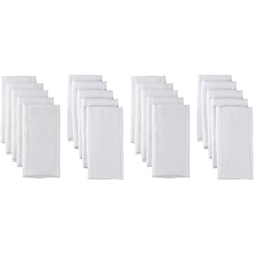 GERBER 10 Count Prefold Birdseye Diaper with Pad, White (Pack of 2)