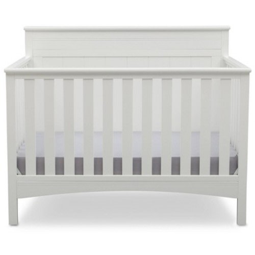 Delta Children Fancy 4-in-1 Convertible Crib, Color: Bianca