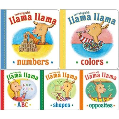 Learning With Llama Llama Series 5 Books Set (Board Books)