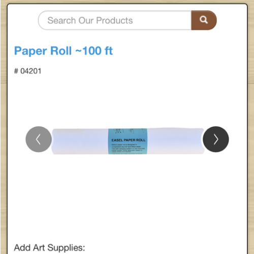 Paper Roll ~100 ft - Beka