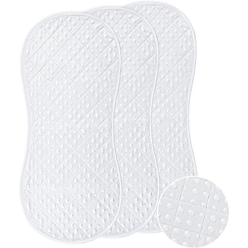 MABOZOO 3 Pack Changer Liners, 3D Dotted Shape Changing Pad Liner Fits in Shaped Changing Pads, Waterproof Machine Washable Reusable Pads for Baby Boys and Girls