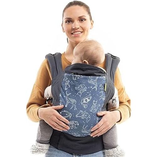 Boba Baby Carrier Classic - Backpack or Front Pack Baby Sling for 7 lb Infants and Toddlers up to 45 pounds (Constellation)