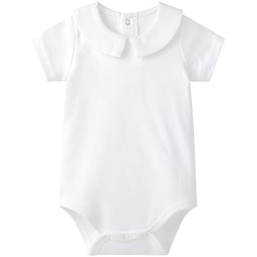 pureborn Baby Girls Boys Bodysuit Super Soft Cotton Romper 0-24 Months