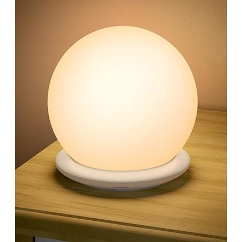 Night Light Kids, Baby Night Light with Touch Control, Warm Light, 8 RGB Colors, USB Rechargeable LED Night Light Lamp for Kids, Dimmable Night Lamp for Bedroom, Newborn, Toddler, Adults, Nursery