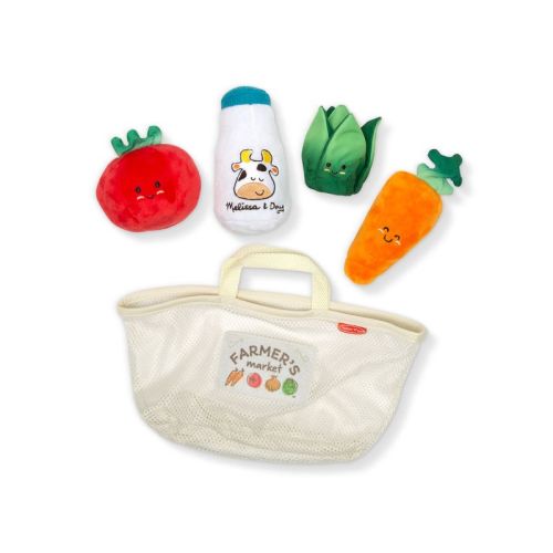 Melissa & Doug Multi-Sensory Market Basket Fill & Spill Infant Toy