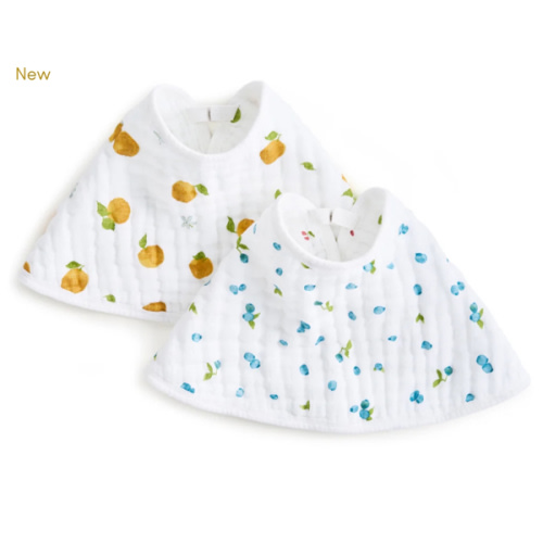 Organic Cotton Muslin Oversized Burpy Bib in Fresh Fruit | aden + anais